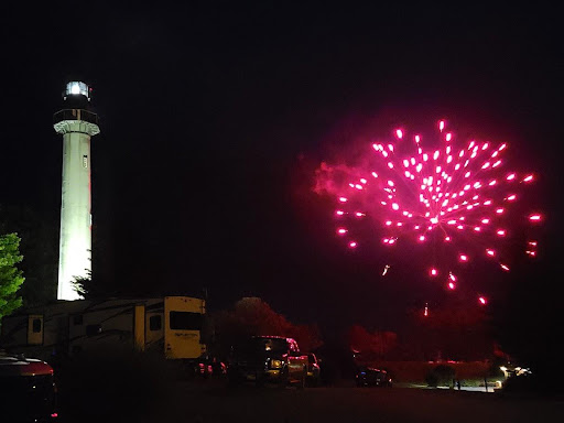 Fireworks at Summersville Lake Retreat